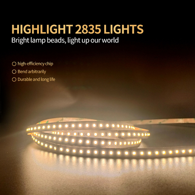 Tegangan Rendah 24V 2835 LED Strip untuk Pencahayaan Hotel Pencahayaan Cermin Kamar Mandi