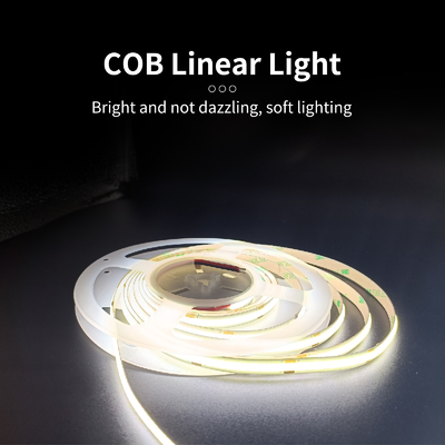 Ultra Sempit Fleksibel Linear Light COB Waterproof Rgb Led Strip Lights