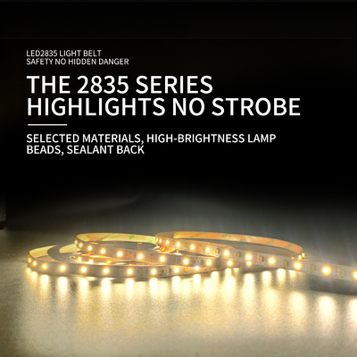 120 Lampu SMD 2835 LED Strip Lebar Pelat Super Sempit 5mm LED Flexible Tape Light