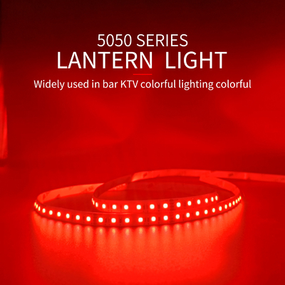 144LEDs SMD 5050 Led Strip Dibangun Di WS2812 Lampu Neon Penuh Warna