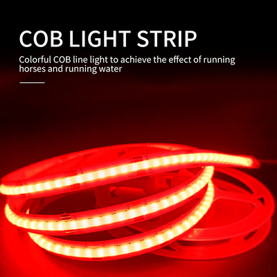 5W COB LED Lampu Strip Fleksibel 1m Dekorasi Indoor / Outdoor