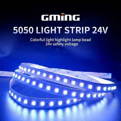 RGB Flexible SMD 5050 LED Strip Light IP20 120 Derajat Beam Angle