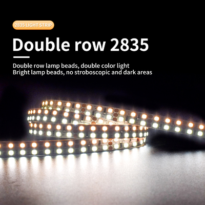 Lampu Strip LED SMD 5050 Fleksibel 120 Lampu Untuk Tangga / Jendela / Lampu Cermin Kamar Mandi