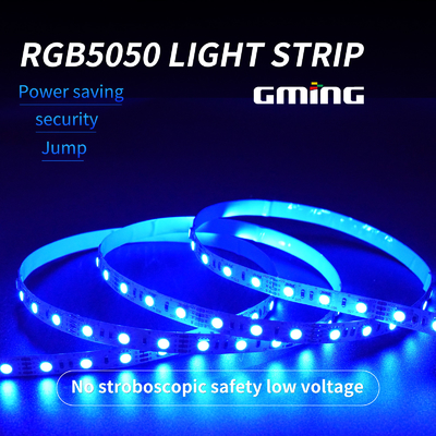 5050 RGB Smd Fleksibel Keren Putih Led Strip Cahaya Remote Control