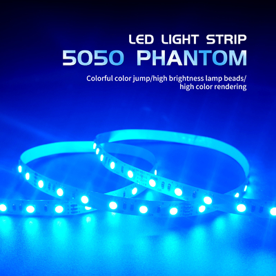 1 Meter 5050 RGB LED Strip Light Fleksibel 24V Tegangan SMD 5050 LED Strip Light