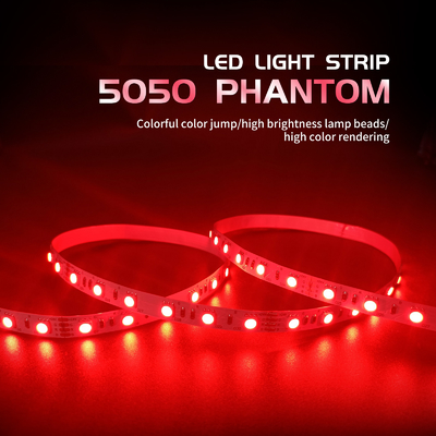 RGB Full Color SMD 5050 LED Strip Light 6W Suasana Lampu Neon Fleksibel
