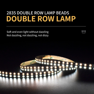 Kecerahan Tinggi Soft SMD 5050 LED Strip Light 120 Derajat Beam Angle