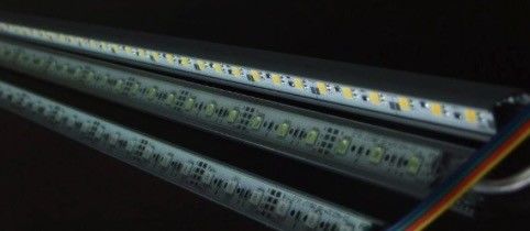 Waterproof SMD RGB LED Strip Light Fleksibel Lattice Scrolling LED Curtain Matrix Kembali