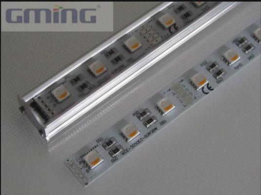 12V Remote Control Lampu Strip Led 5050 Smd 36 Leds Dengan Profil Aluminium