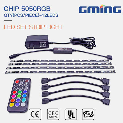 12 v 24 v SMD 5050 LED strip led fleksibel tahan air IP20 IP56 IP67 IP68 RGB MAGIC COLOR warna tunggal 10mm