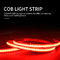 Phantom COB LED Strip Light Tegangan Rendah Garis Fleksibel Ultra Sempit Warna Merah