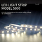 Monochrome 5050 LED Strip Lights 120 Derajat Pencahayaan Indoor Dan Outdoor